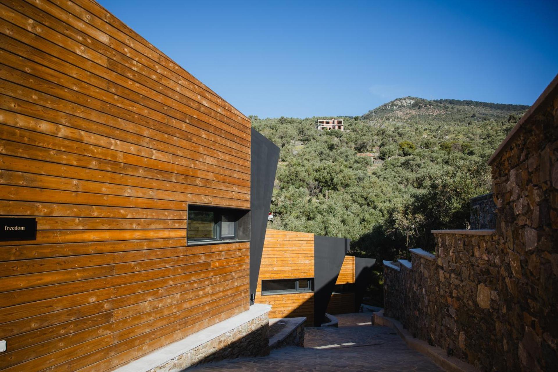 Villa Five Olive Dream Trip Plomari Esterno foto