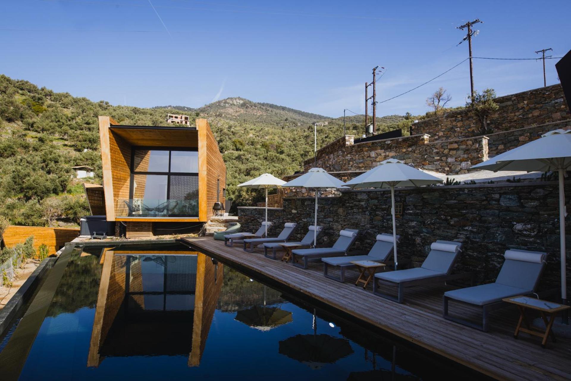 Villa Five Olive Dream Trip Plomari Esterno foto